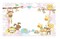 Jungle Animals Birthday Party or Baby Shower Edible Icing Image Frosting Cake Topper (1/4 Sheet)